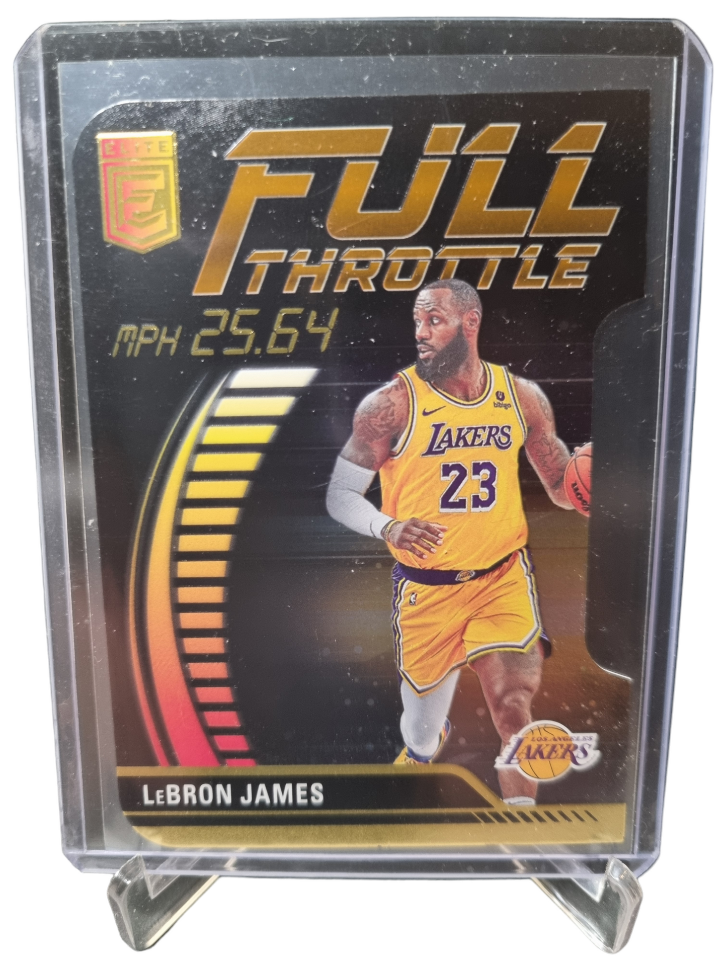 2023-24 Panini Donruss Elite #7 Lebron James Full Throttle Die Cut