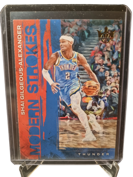 2023-24 Panini Court Kings #29 Shai Gilgeous-Alexander Modern Strokes