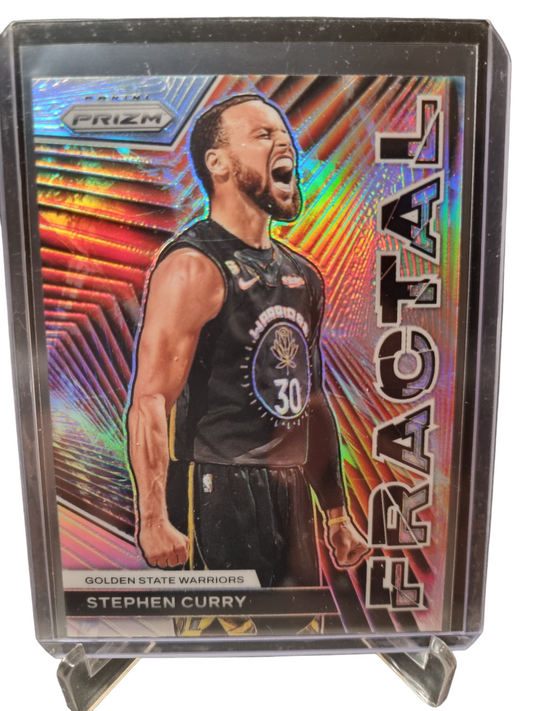 2023-24 Panini Prizm #1 Stephen Curry Fractal Silver