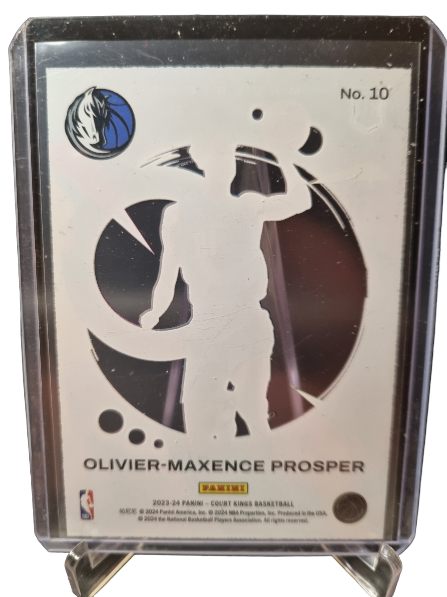 2023-24 Panini Court Kings #10 Oliver-Maxence Prosper Rookie Card Acetate