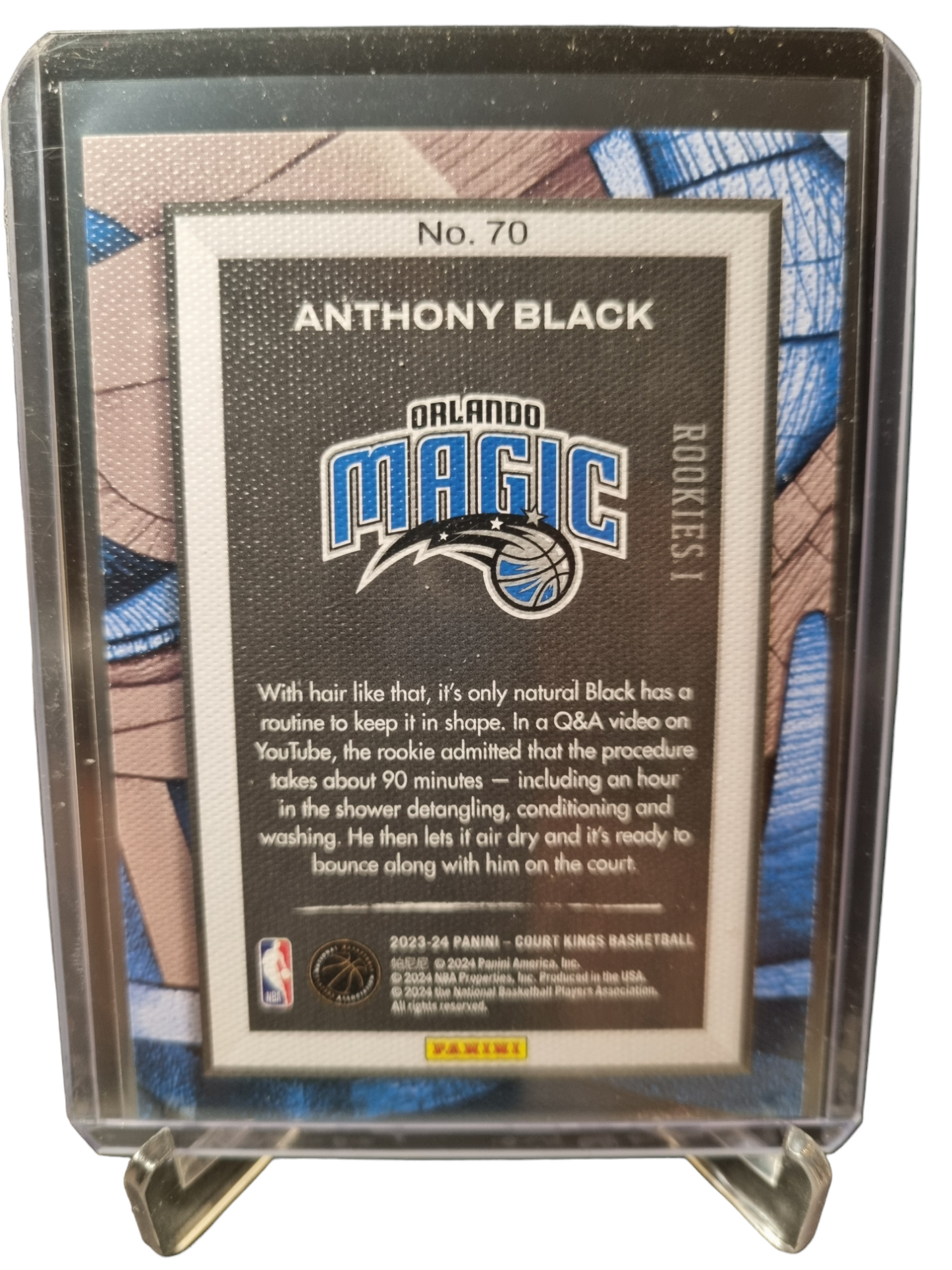 2023-24 Panini Court Kings #70 Anthony Black Rookie Card Rookies I