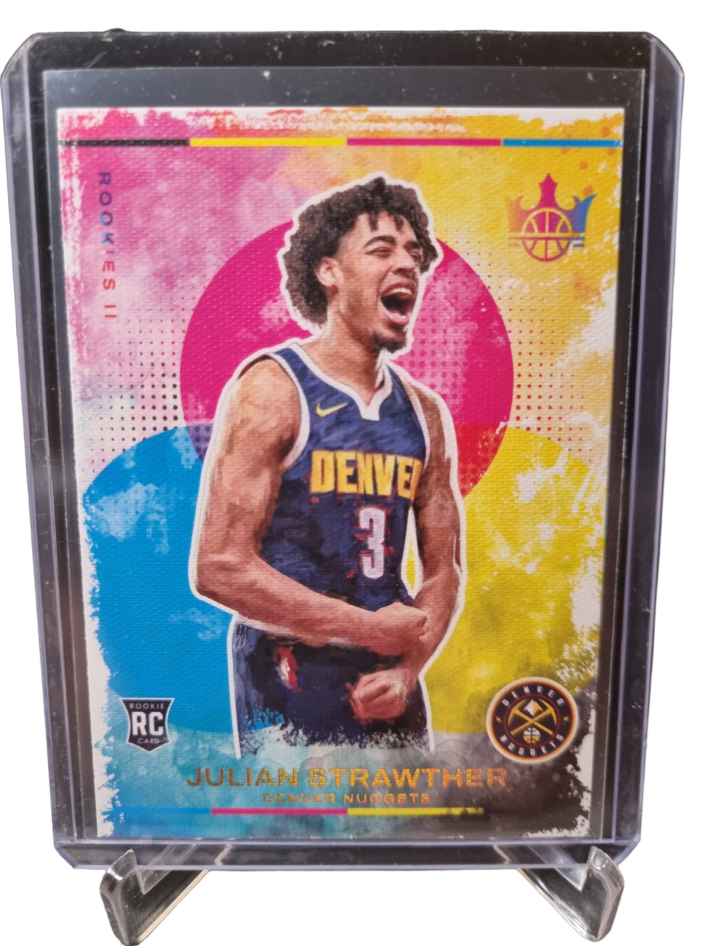 2023-24 Panini Court Kings #122 Julian Strawther Rookie Card Rookies II