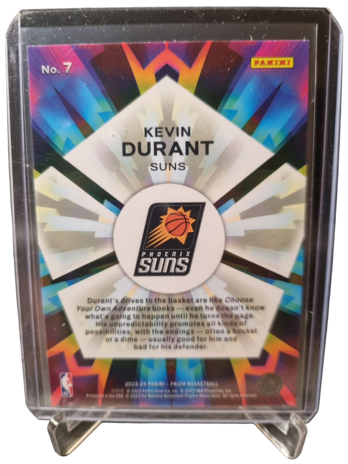 2023-24 Panini Prizm #7 Kevin Durant Kaleidoscopic