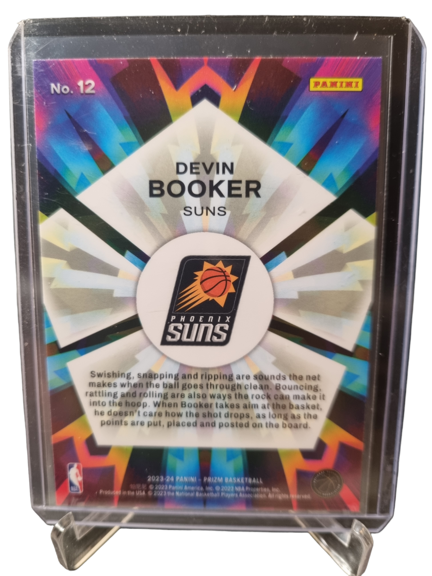 2023-24 Panini Prizm #12 Devon Booker Kaleidoscopic