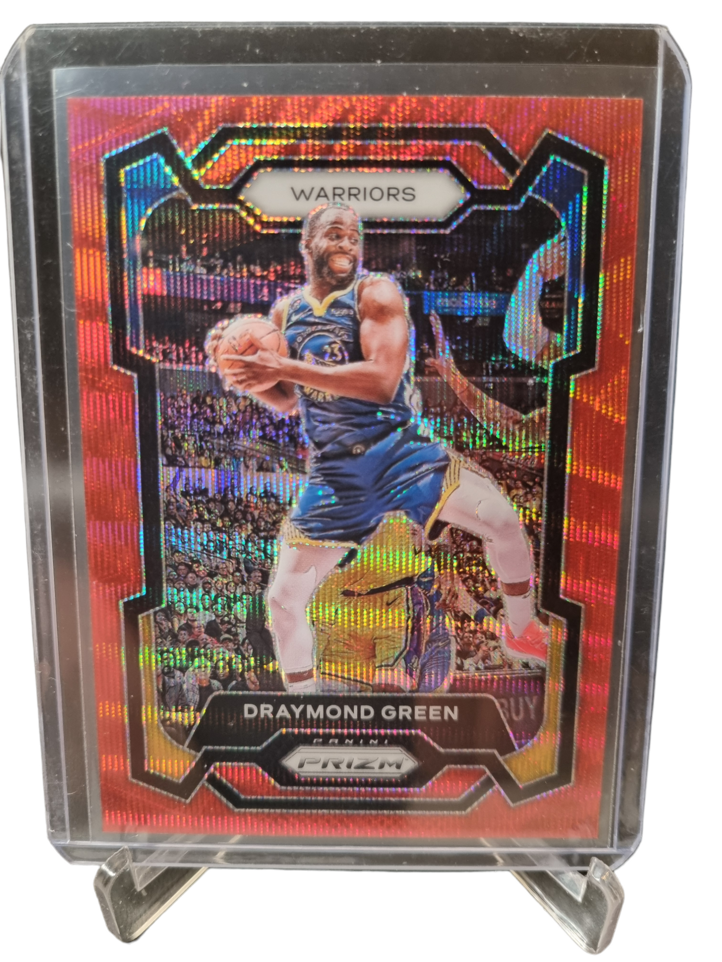 2023-24 Panini Prizm #75 Draymond Green Red Wave Prizm