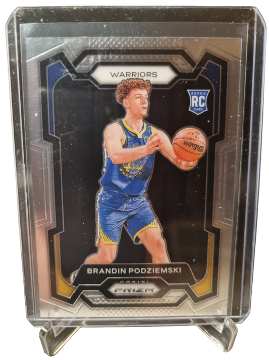 2023-24 Panini Prizm #147 Brandin Podziemski Rookie Card