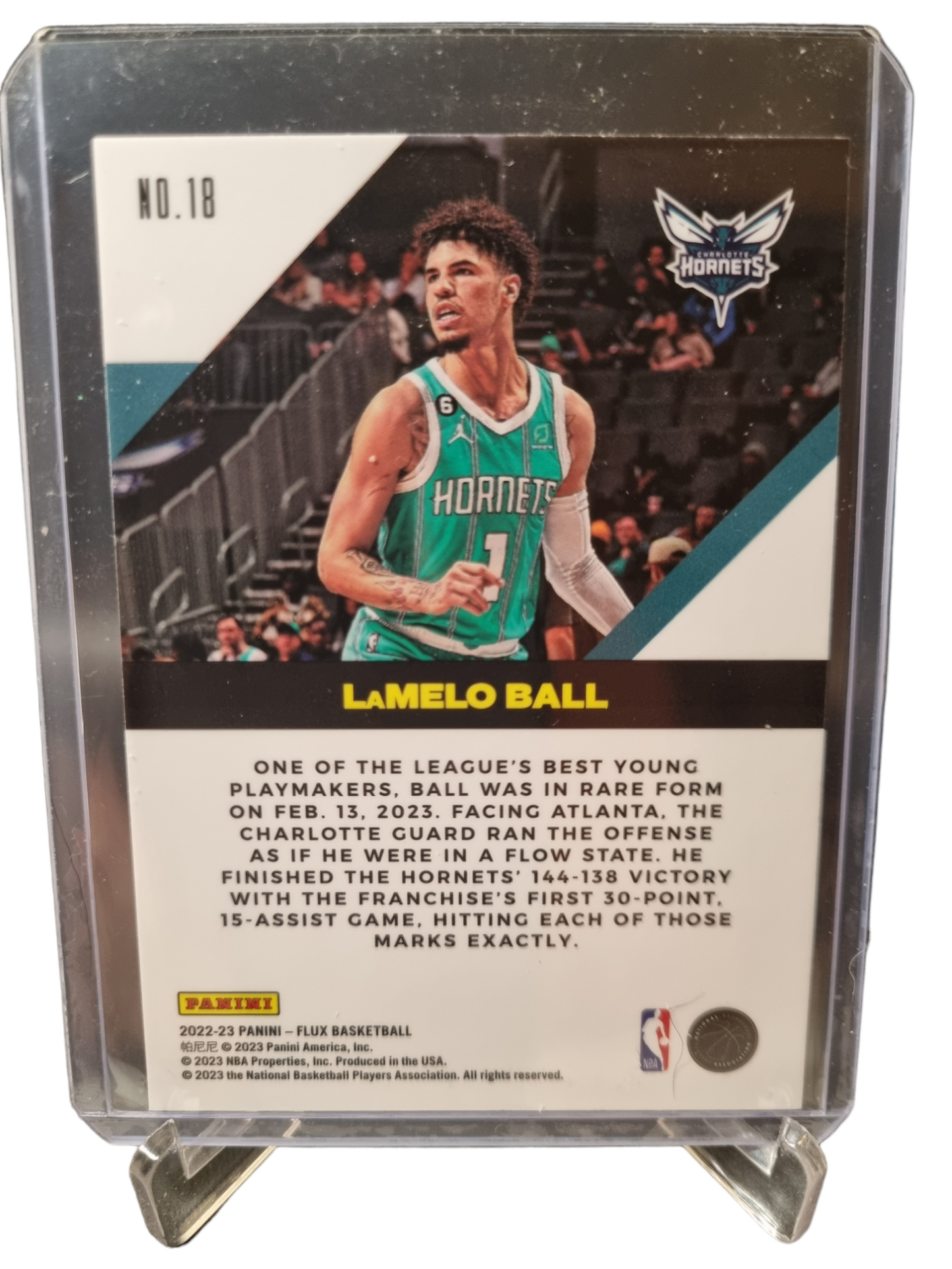 2022-23 Panini Flux #18 LaMelo Ball Flow Motion