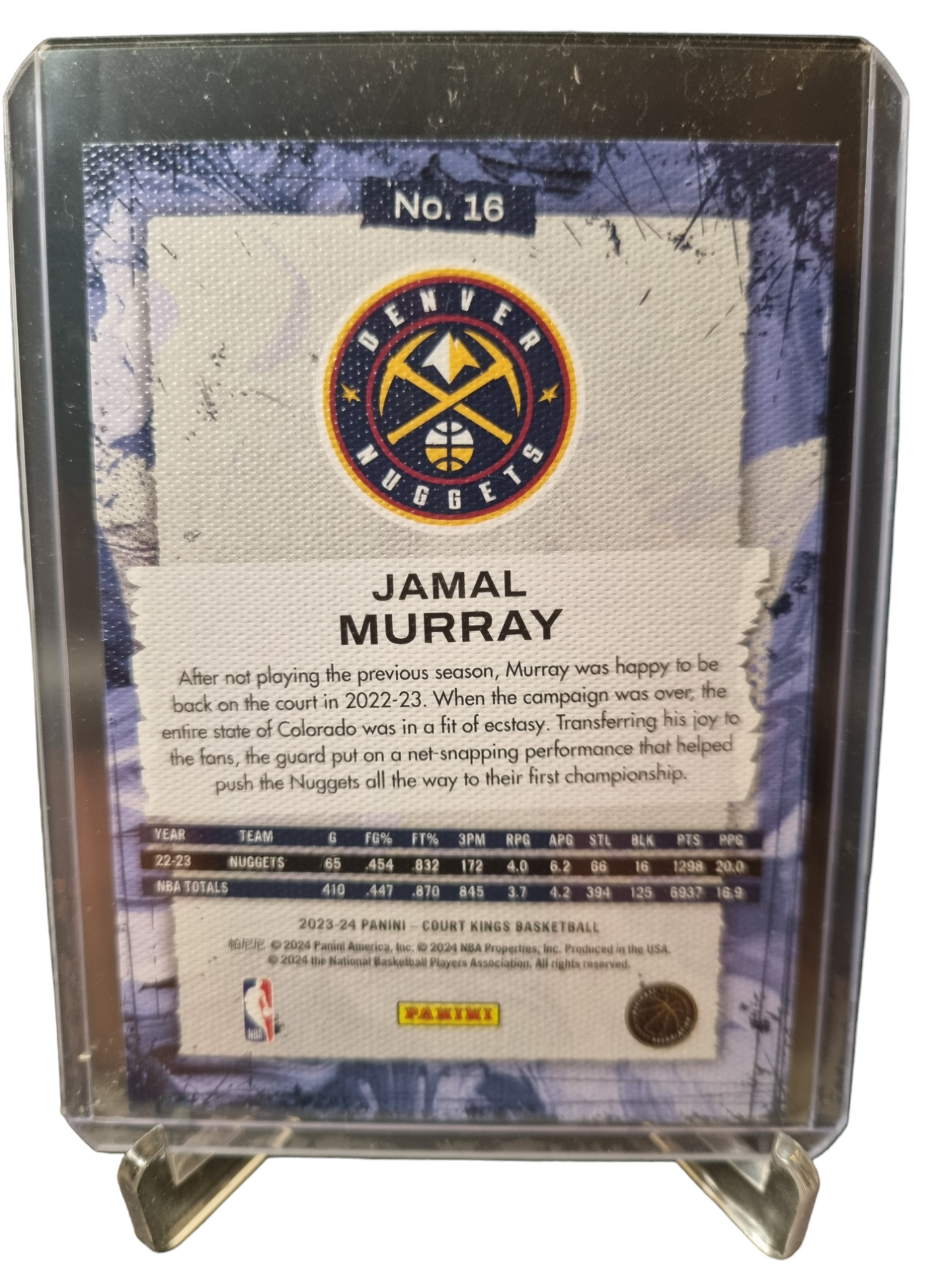 2023-24 Panini Court Kings #16 Jamal Murray