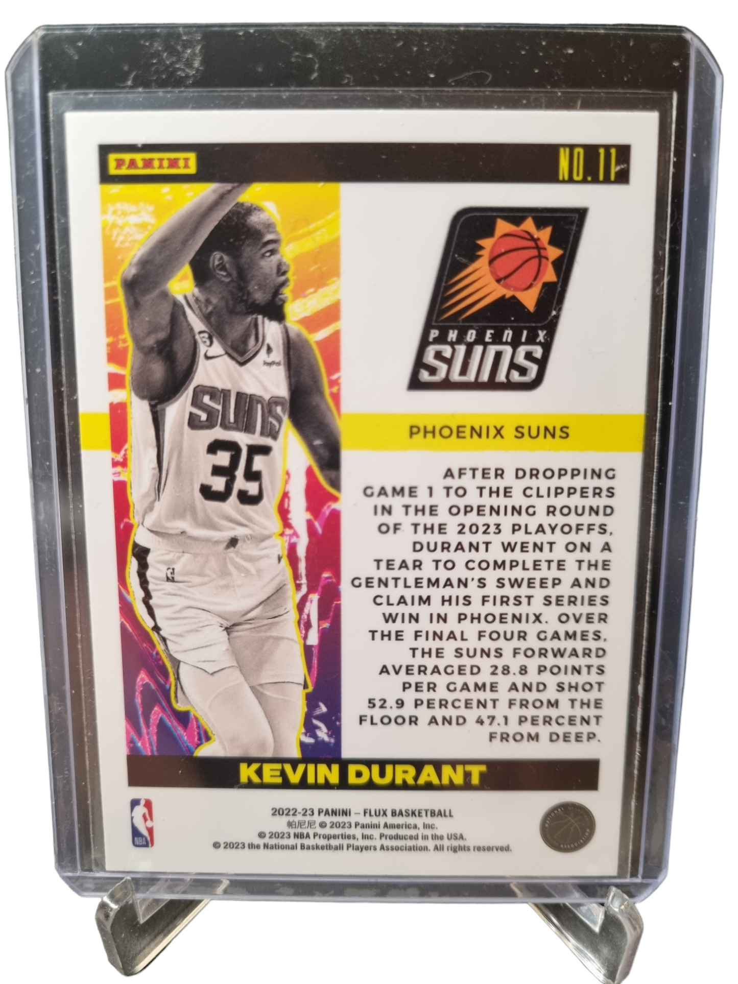 2023-24 Panini Flux #11 Kevin Durant Triumph