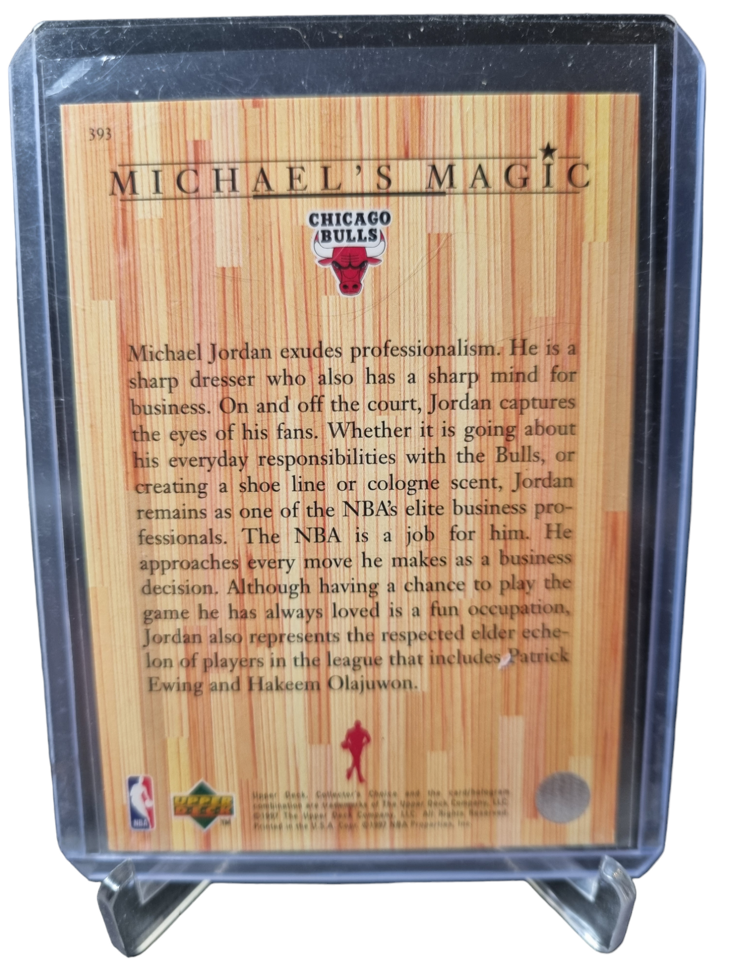 1997 Upper Deck #393 Michael Jordan Michaels Magic