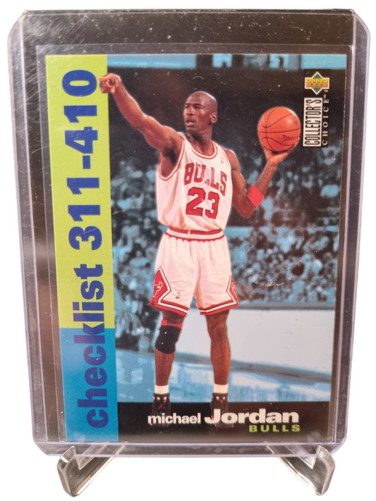 1995 Upper Deck #410 Michael Jordan Checklist 311-410