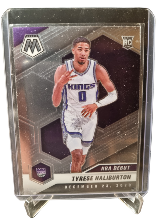 2020-21 Panini Mosaic #264 Tyrese Haliburton Rookie Card NBA Debut