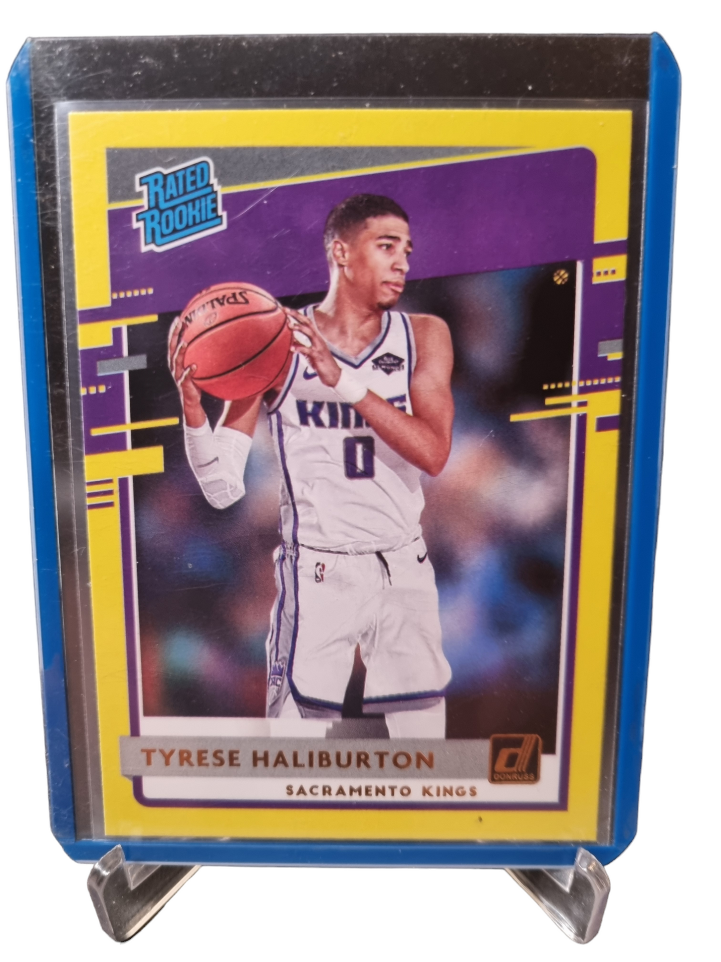 2020-21 Panini Donruss #231 Tyrese Haliburton Rookie Card Rated Rookie Yellow