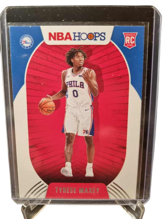 2020-21 Panini Hoops #207 Tyrese Maxey Rookie Card