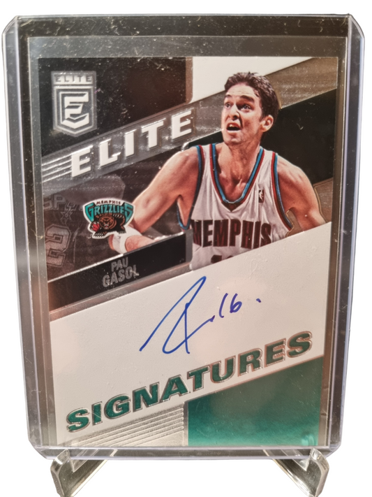 2022-23 Panini Donruss Elite #ES-PAU Pau Gasol Elite Signatures On Card Autograph