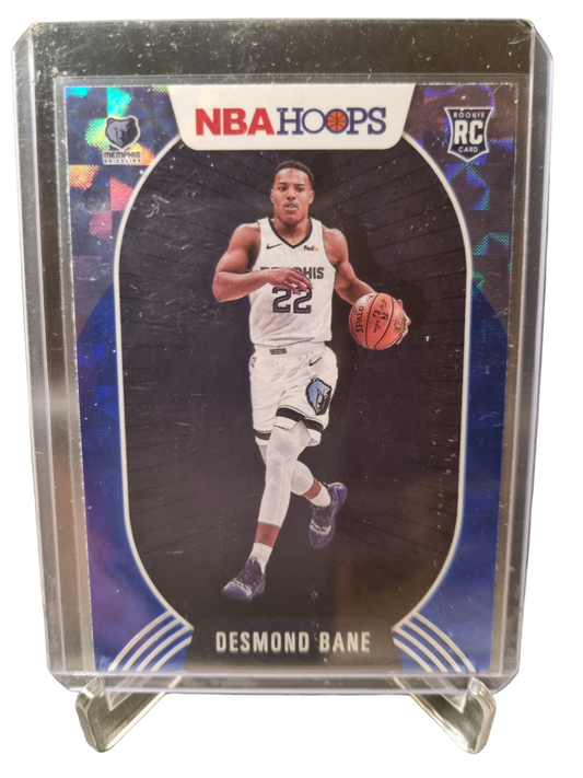 2020-21 Panini Hoops #246 Desmond Bane Rookie Card Blue Hyper