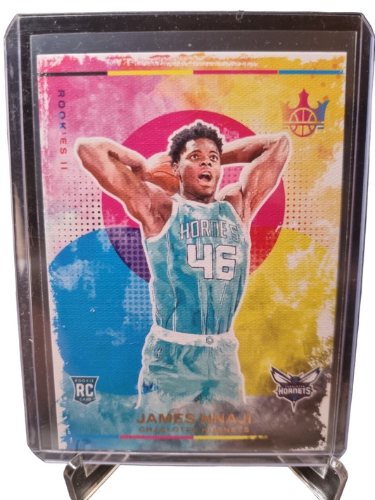 2023-24 Panini Court Kings #123 James Nnaji Rookie Card Rookies II