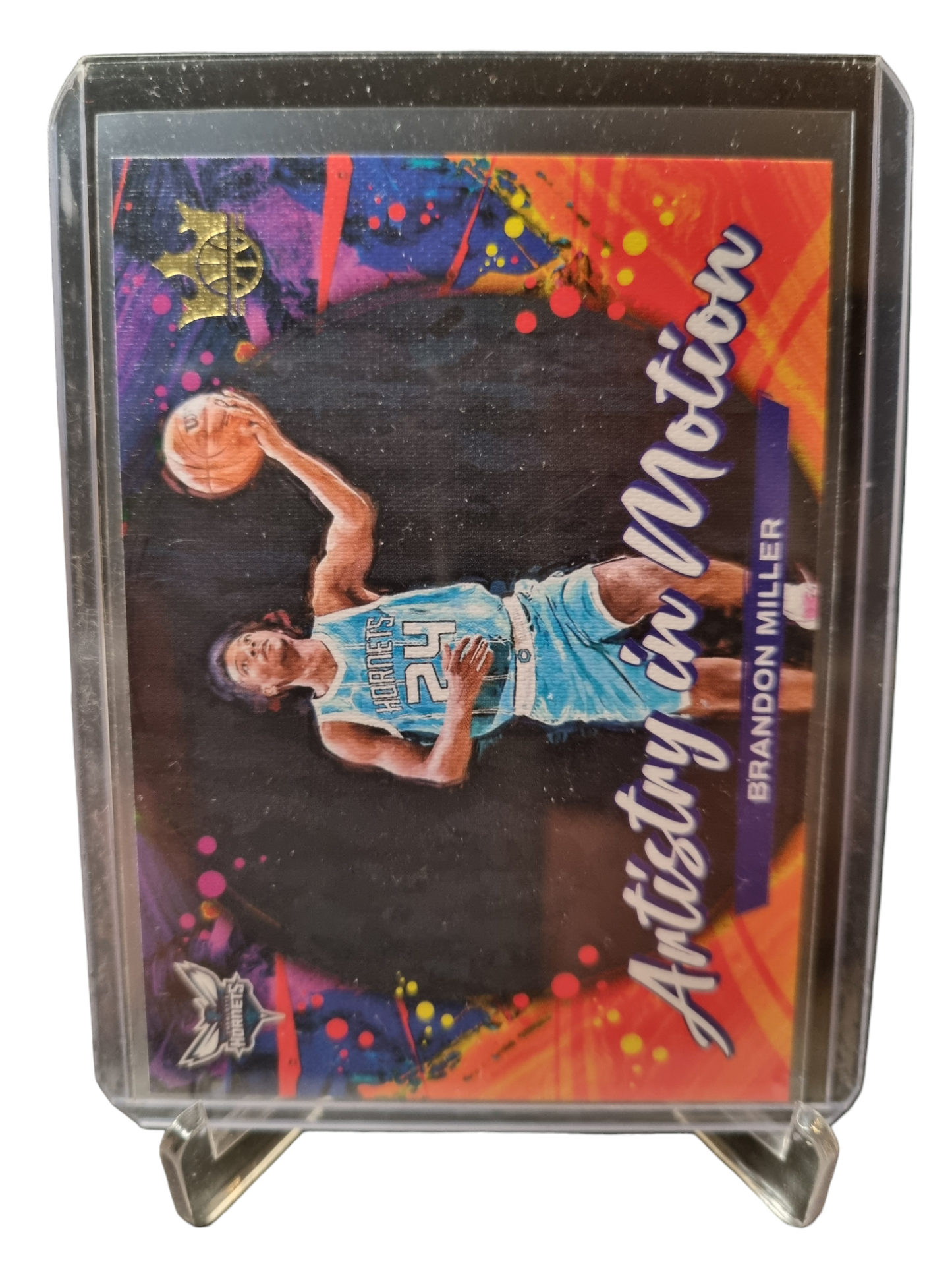 2023-24 Panini Court Kings #19 Brandon Miller Rookie Card Artistry In Motion