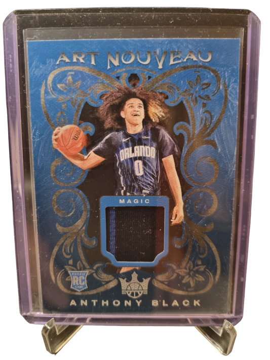 2023-24 Panini Court Kings #AN-BLK Anthony Black Rookie Card Art Nouveau Patch