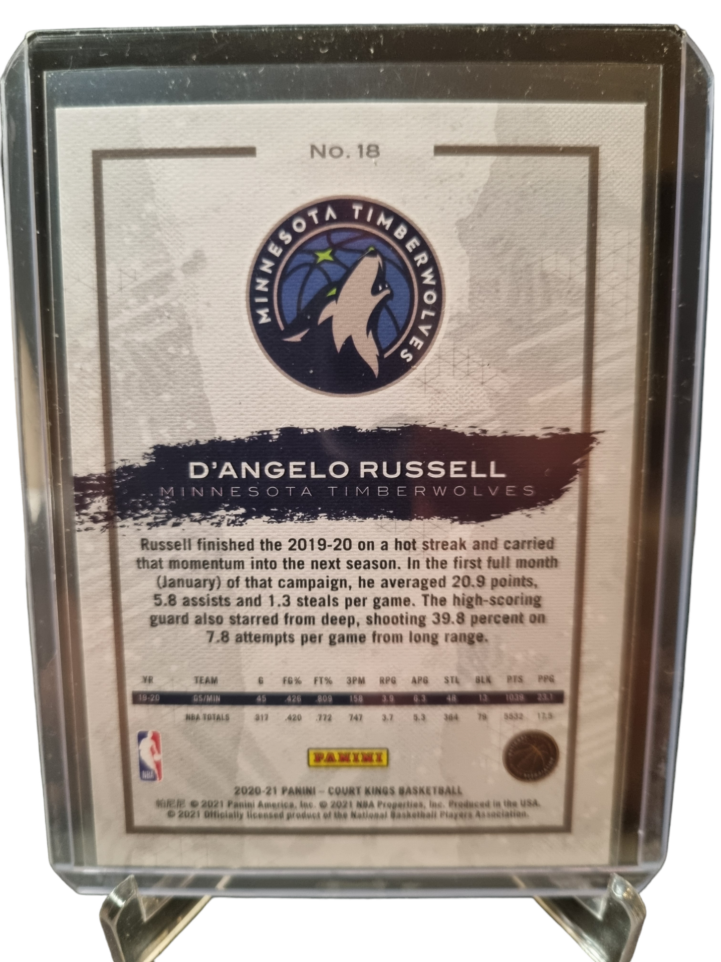 2020-21 Panini Court Kings #18 D'Angelo Russell