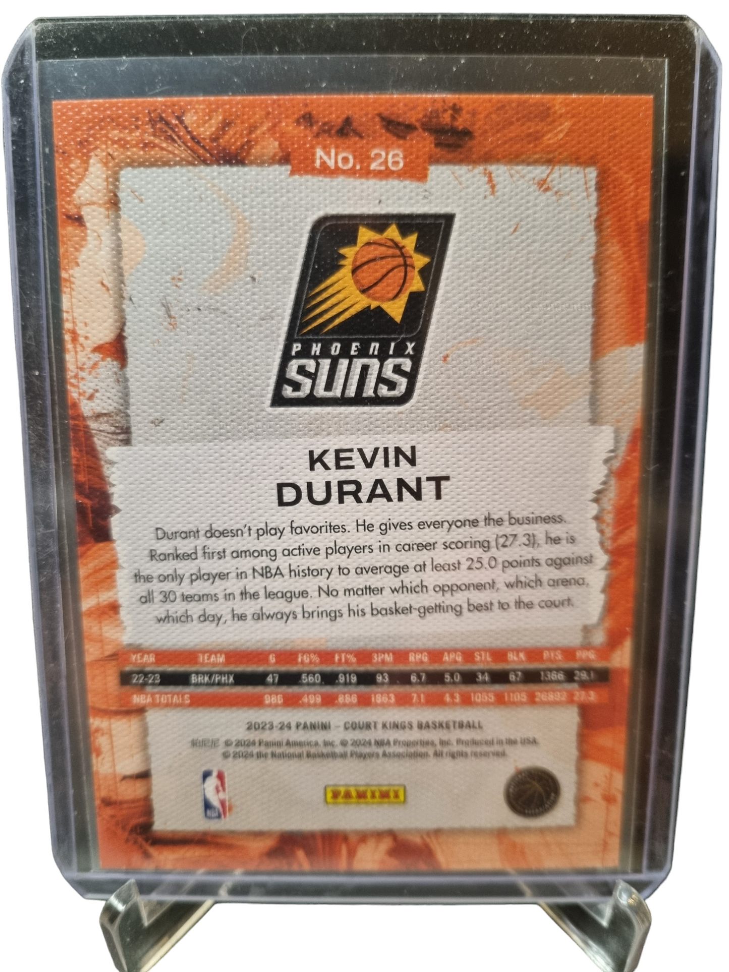 2023-24 Panini Court Kings #26 Kevin Durant