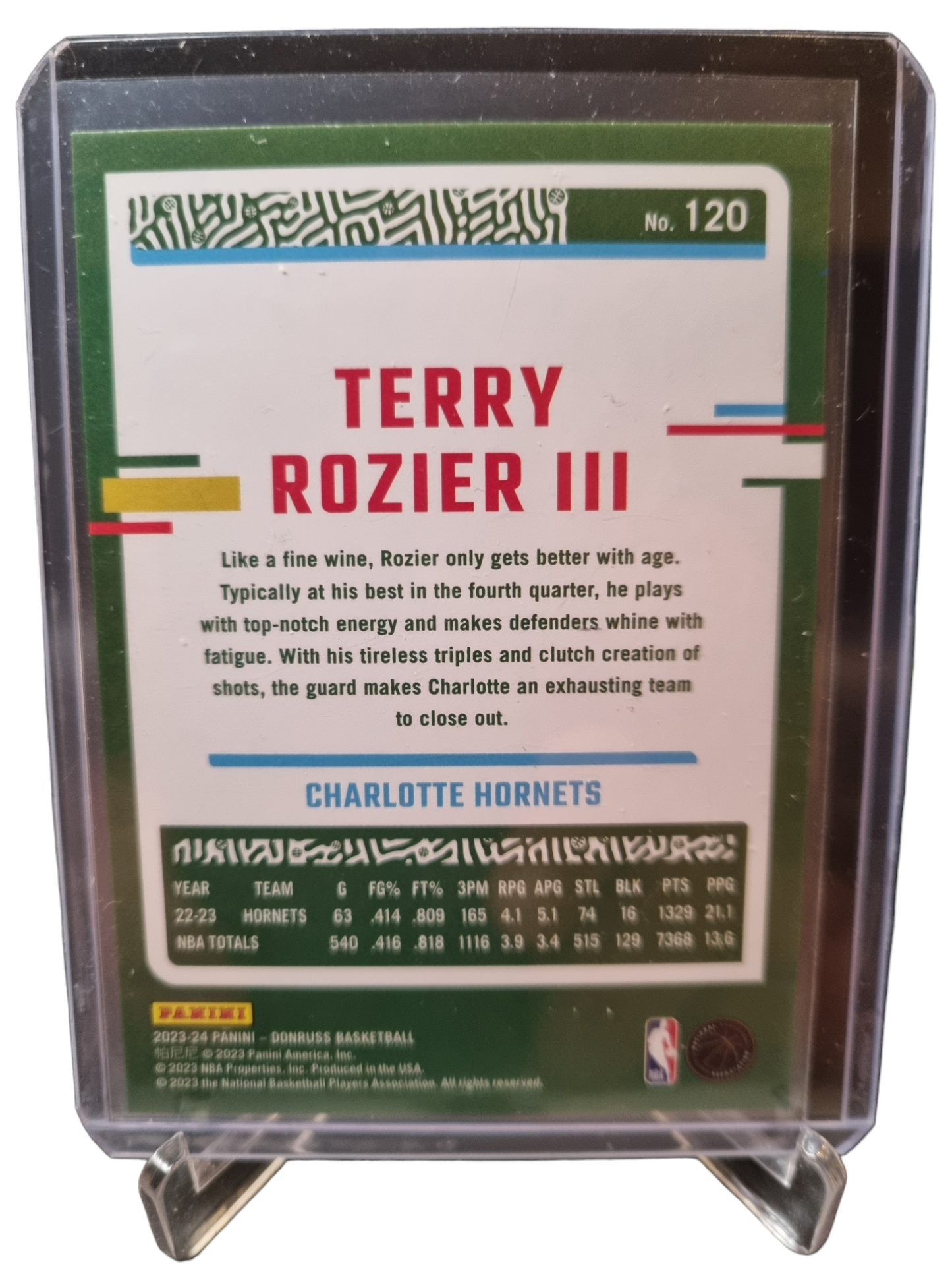 2023-24 Panini Donruss #120 Terry Rozier III Press Proof