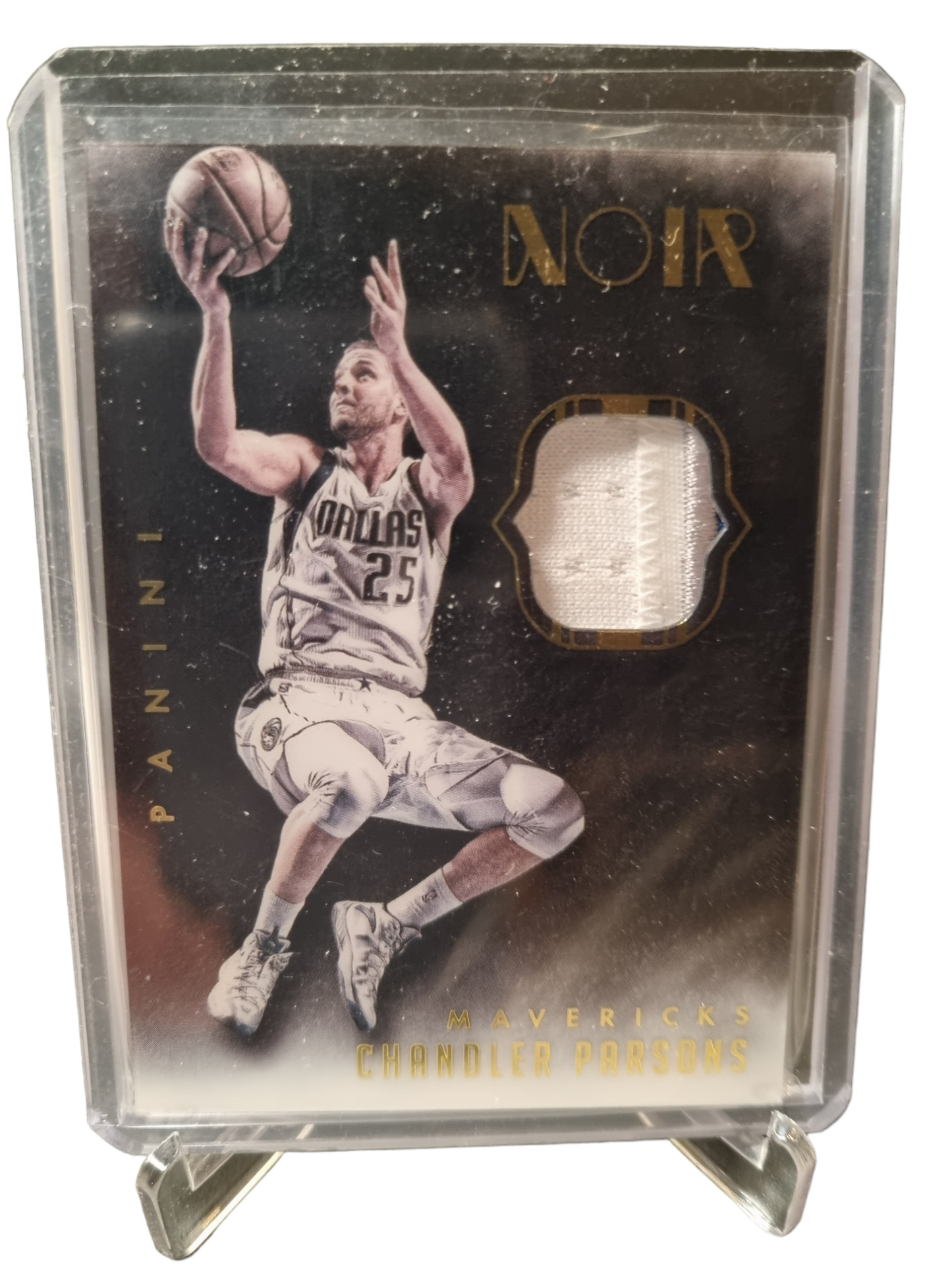 2014-15 Panini Noir #ANP-CP Chandler Parsons Game Worn Patch 07/25