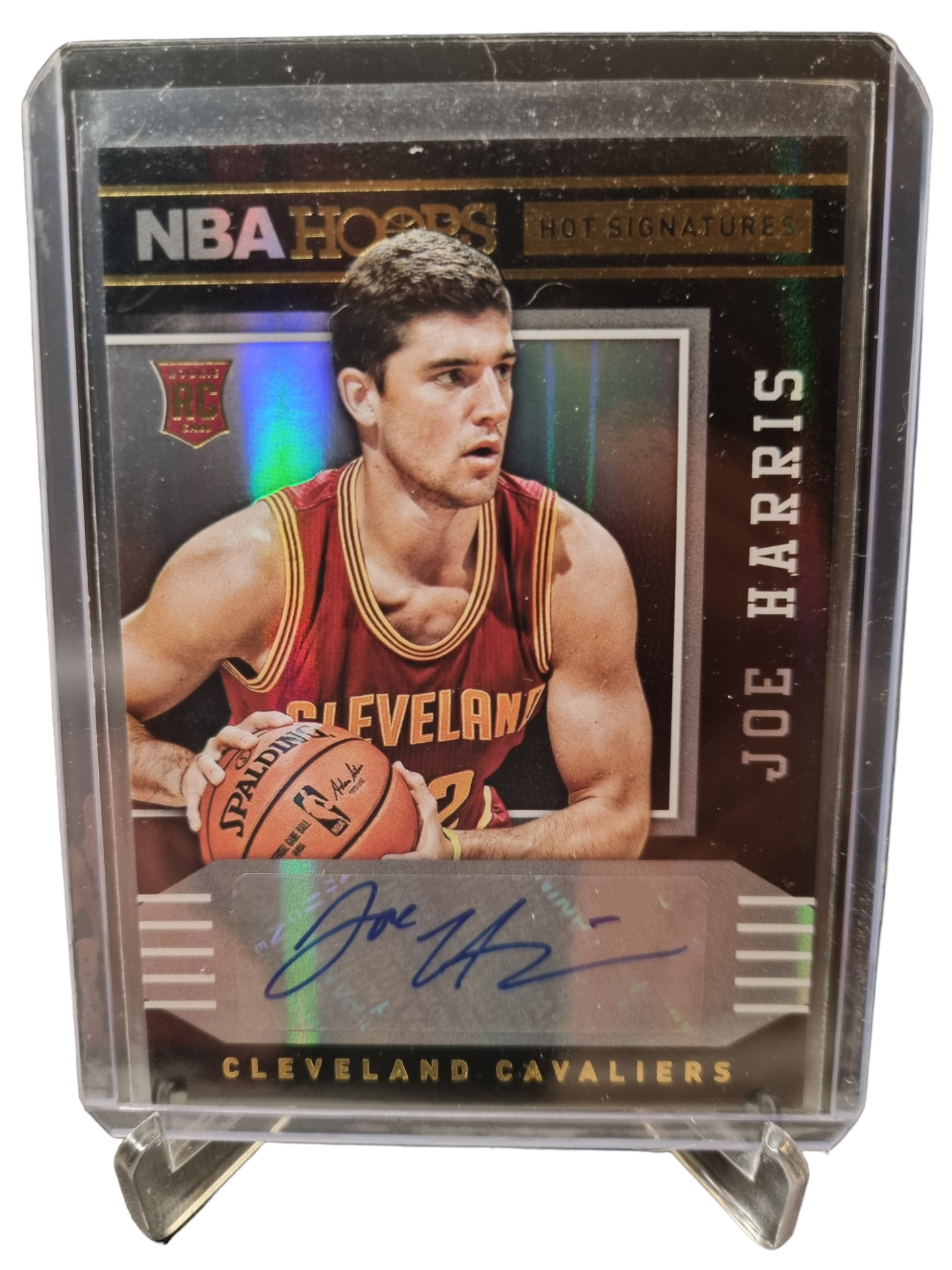 2014-15 Panini Hoops #91 Joe Harris Rookie Card Hot Signatures Autograph