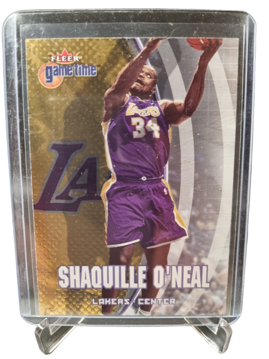 2000-01 Fleer #58 Shaquille O'Neal Game Time