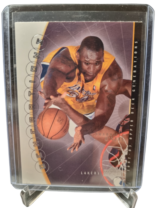 2002 Upper Deck #21 Shaquille O'Neal Generations