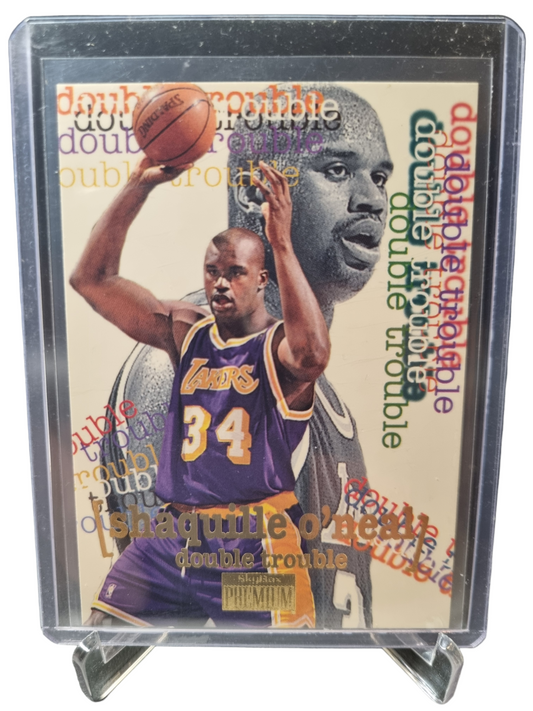1997 Skybox Premium #274 Shaquille O'Neal Double Trouble