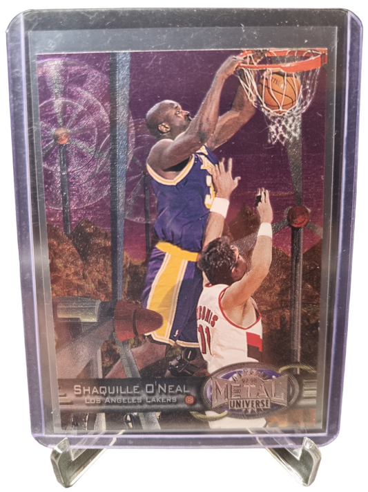 1997-98 Fleer Metal #50 Shaquille O'Neal Metal Universe