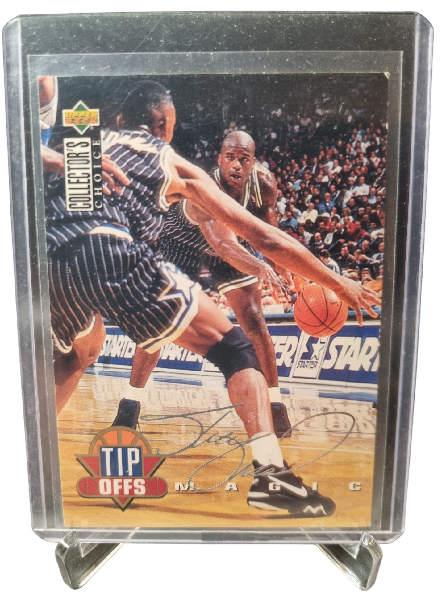 1994 Upper Deck #184 Shaquille O'Neal Tip Offs Silver Signature