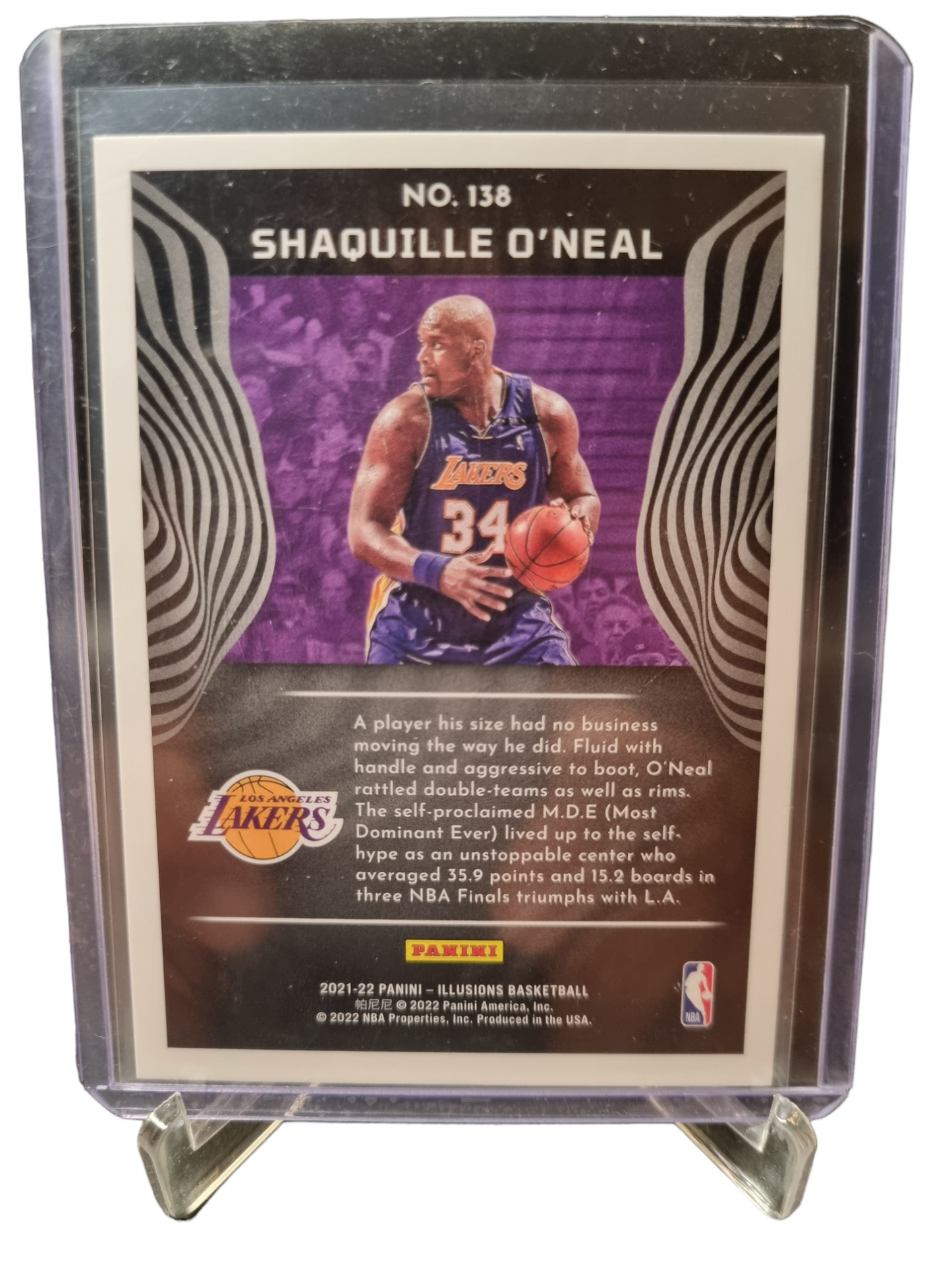 2021-22 Panini Illusions #138 Shaquille O'Neal