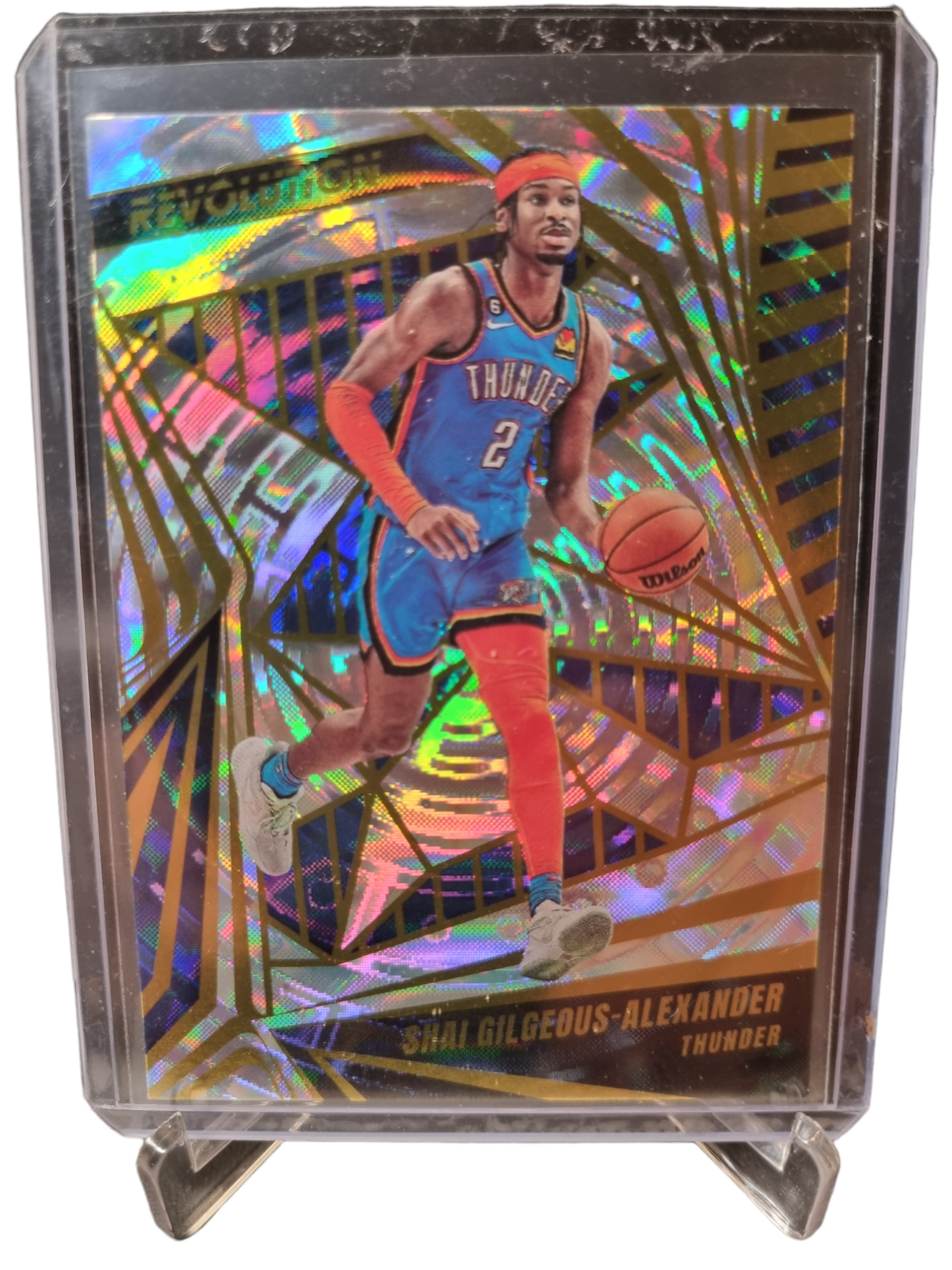 2023-24 Panini Revolution #76 Shai Gilgeous-Alexander Fractal