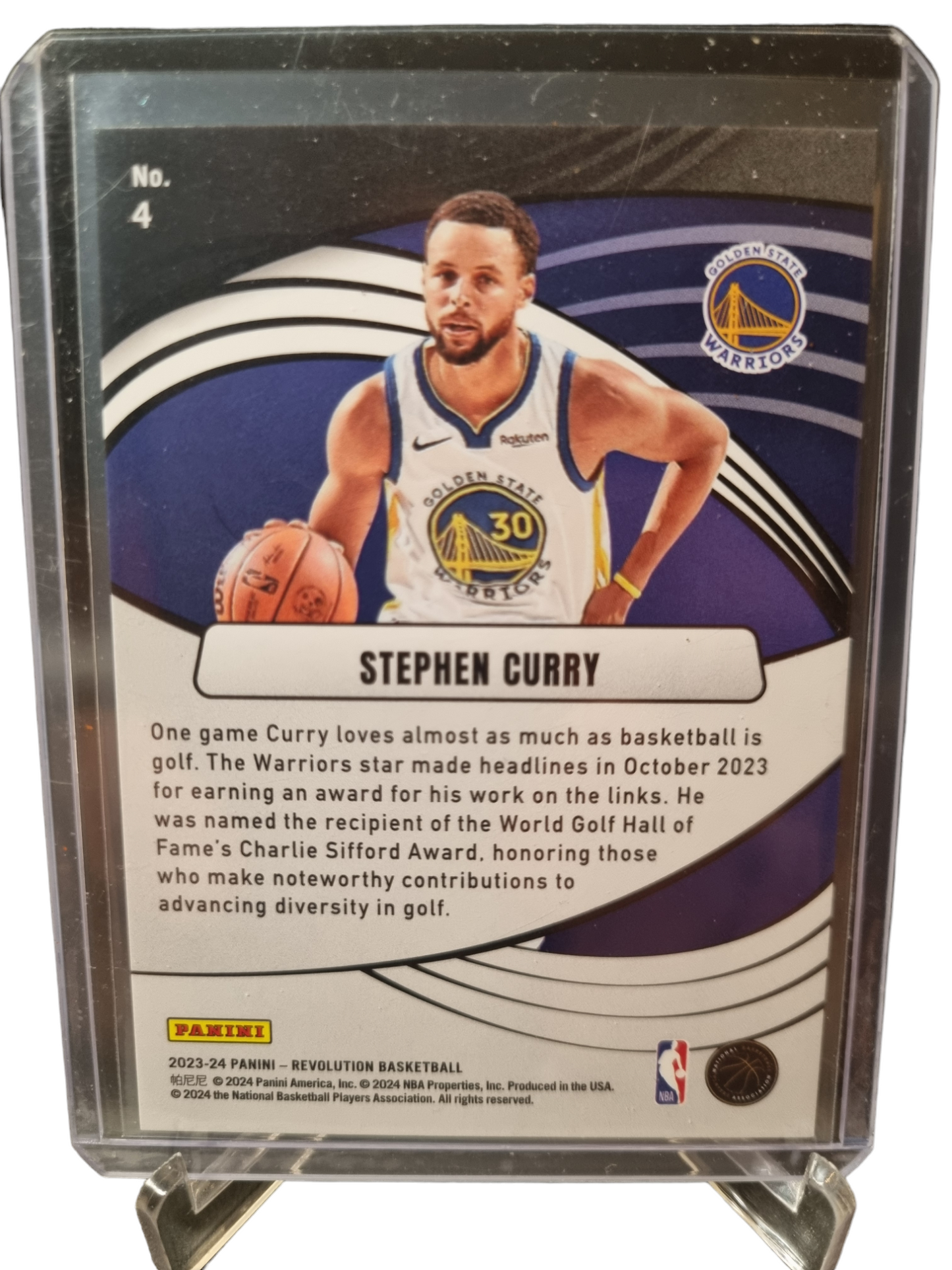 2023-24 Panini Revolution #4 Stephen Curry Supernova