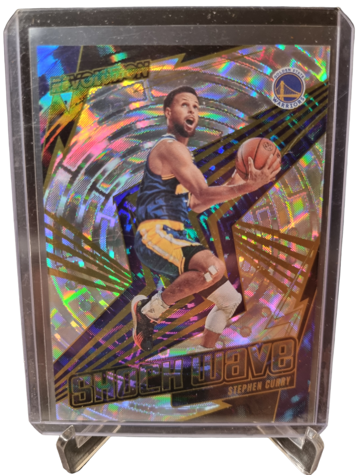 2023-24 Panini Revolution #5 Stephen Curry Shockwave Fractal