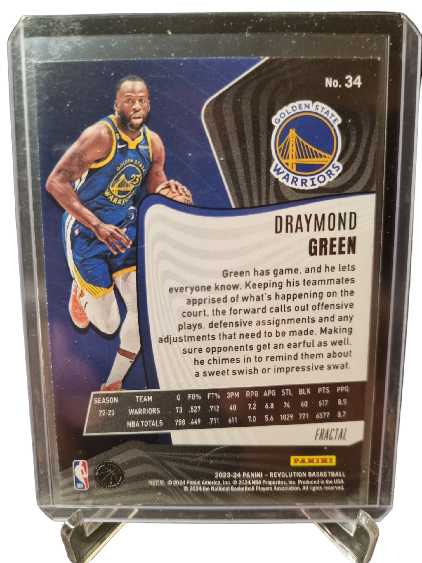 2023-24 Panini Revolution #34 Draymond Green Fractal