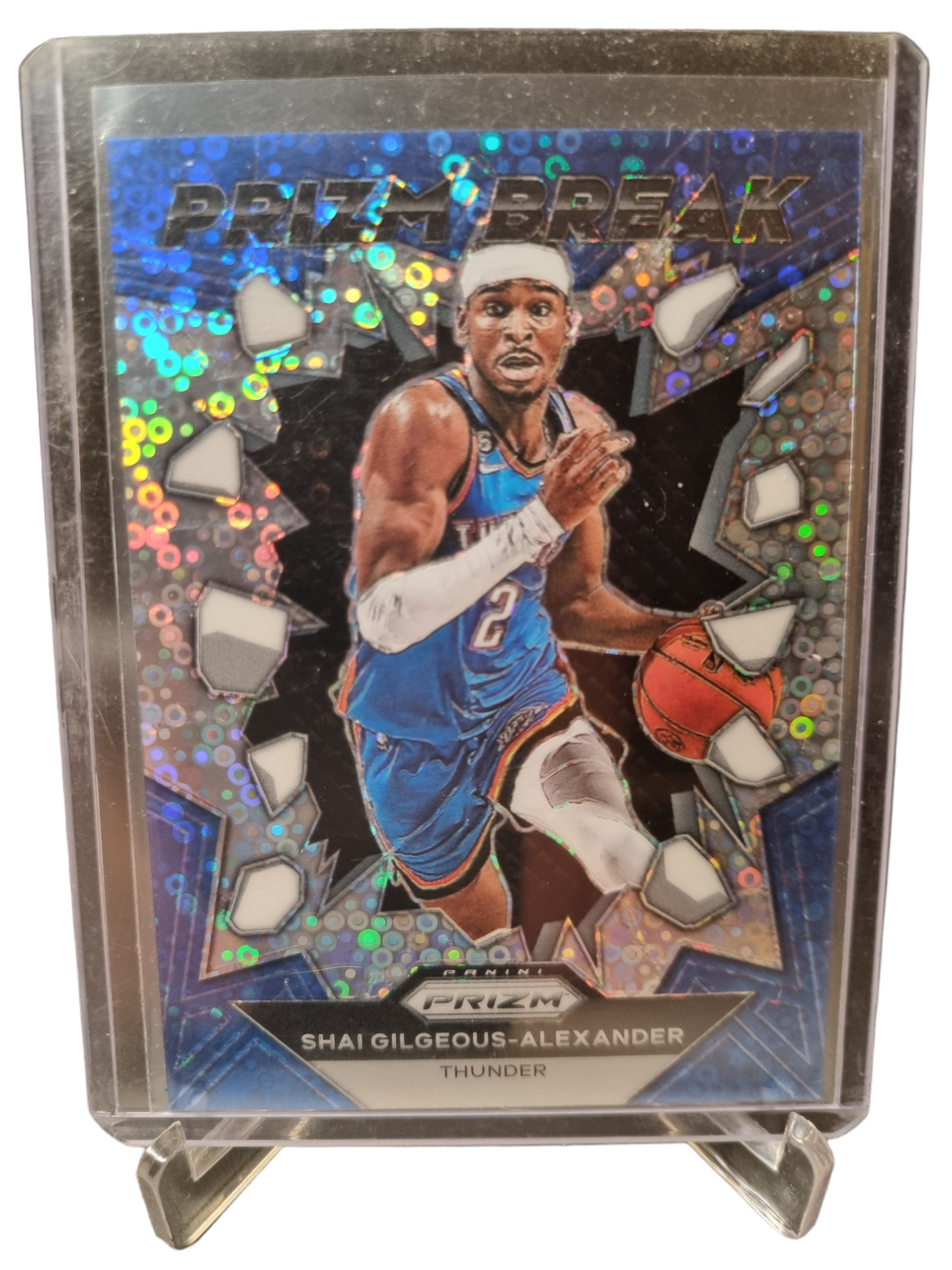 2023-24 Panini Prizm #9 Shai Gilgeous-Alexander Prizm Break Fast Break