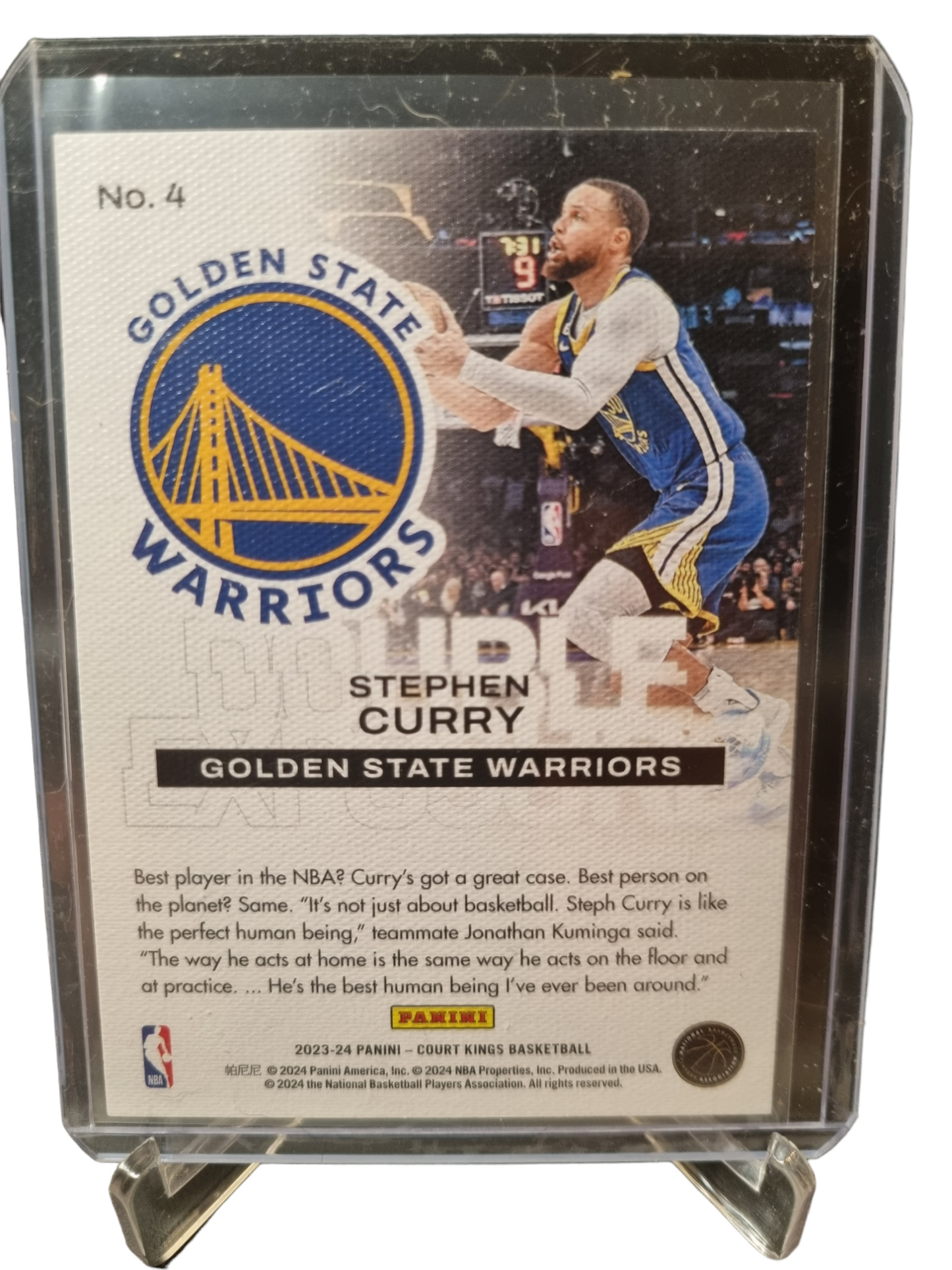 2023-24 Panini Court Kings #4 Stephen Curry Double Exposure