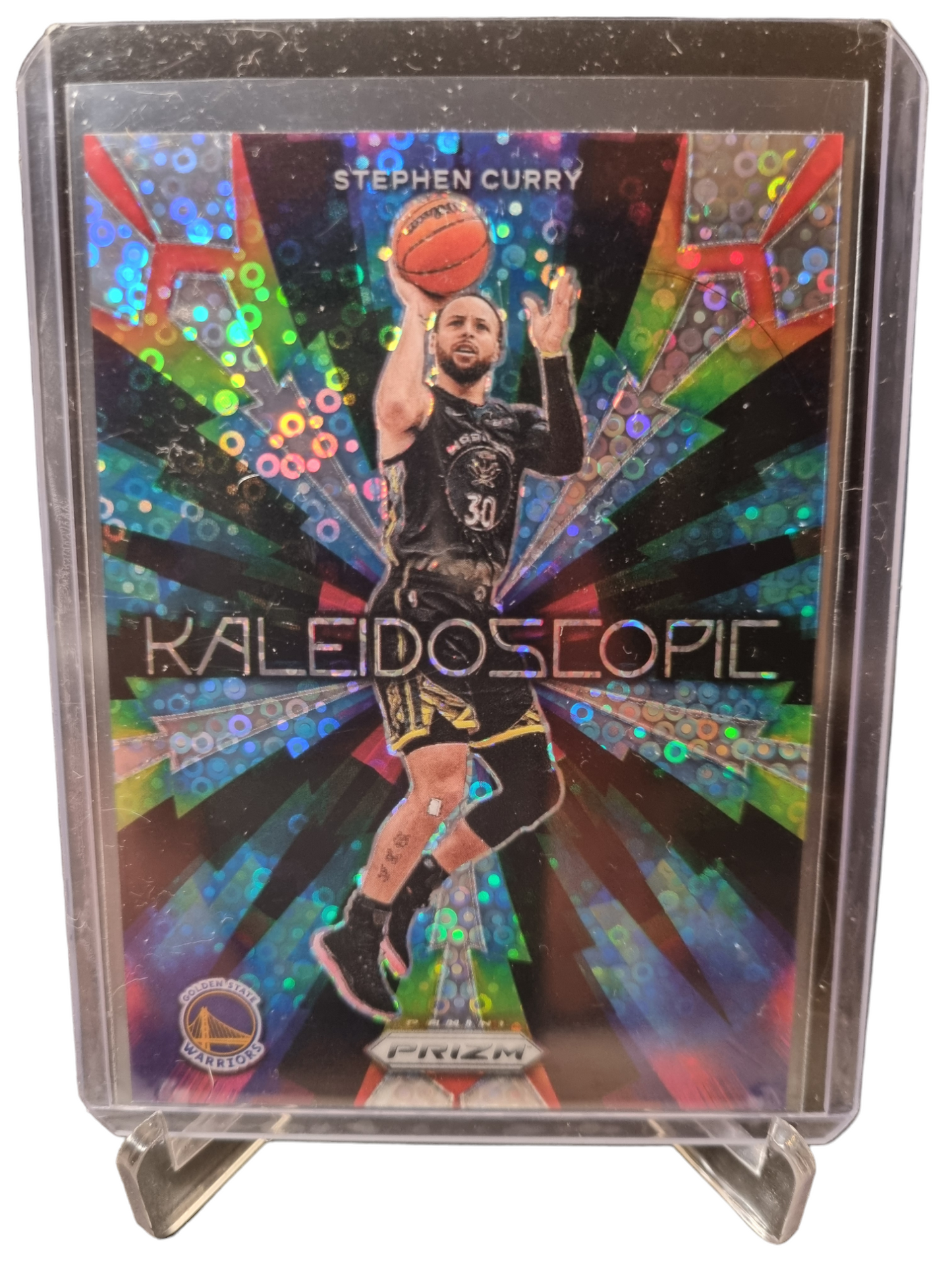 2023-24 Panini Prizm #21 Stephen Curry Kaleidoscopic Fast Break