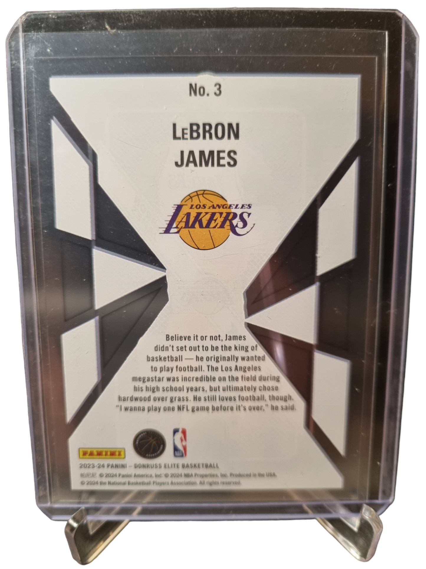 2023-24 Panini Donruss Elite #3 Lebron James Elite Deck