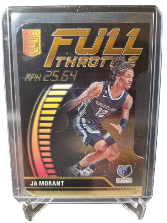 2023-24 Panini Donruss Elite #6 JA Morant Full Throttle Die Cut