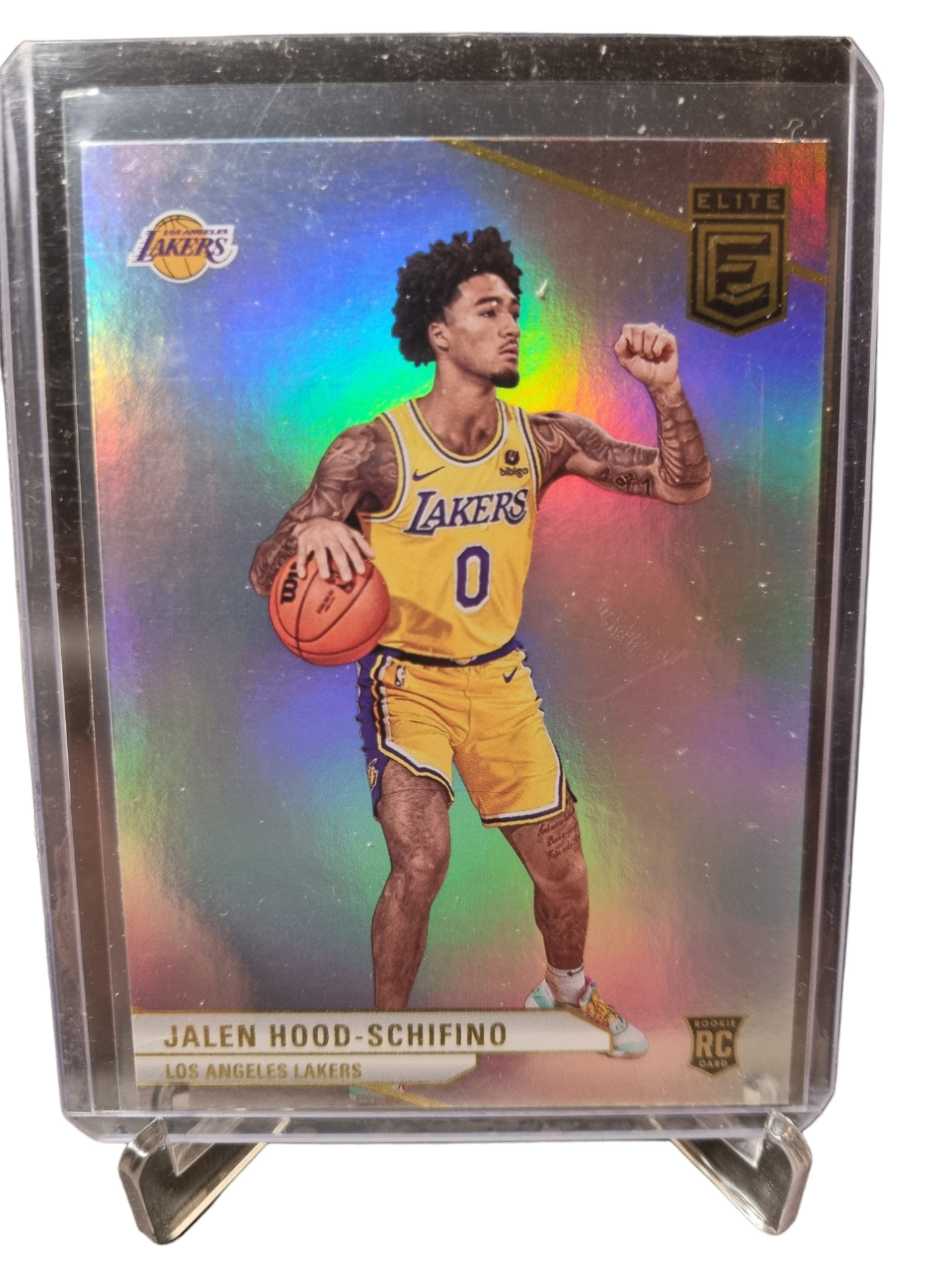 2023-24 Panini Donruss Elite #222 Jalen Hood-Schifino Rookie Card SP