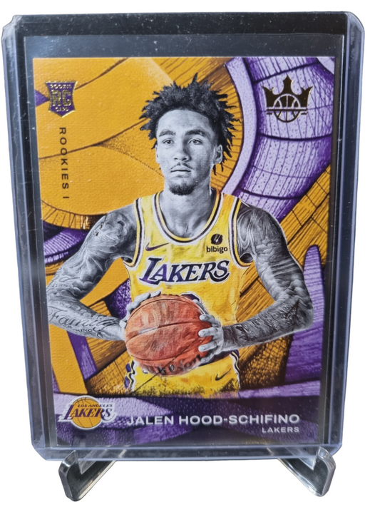 2023-24 Panini Court Kings #69 Jalen Hood-Schifino Rookie Card Rookies I