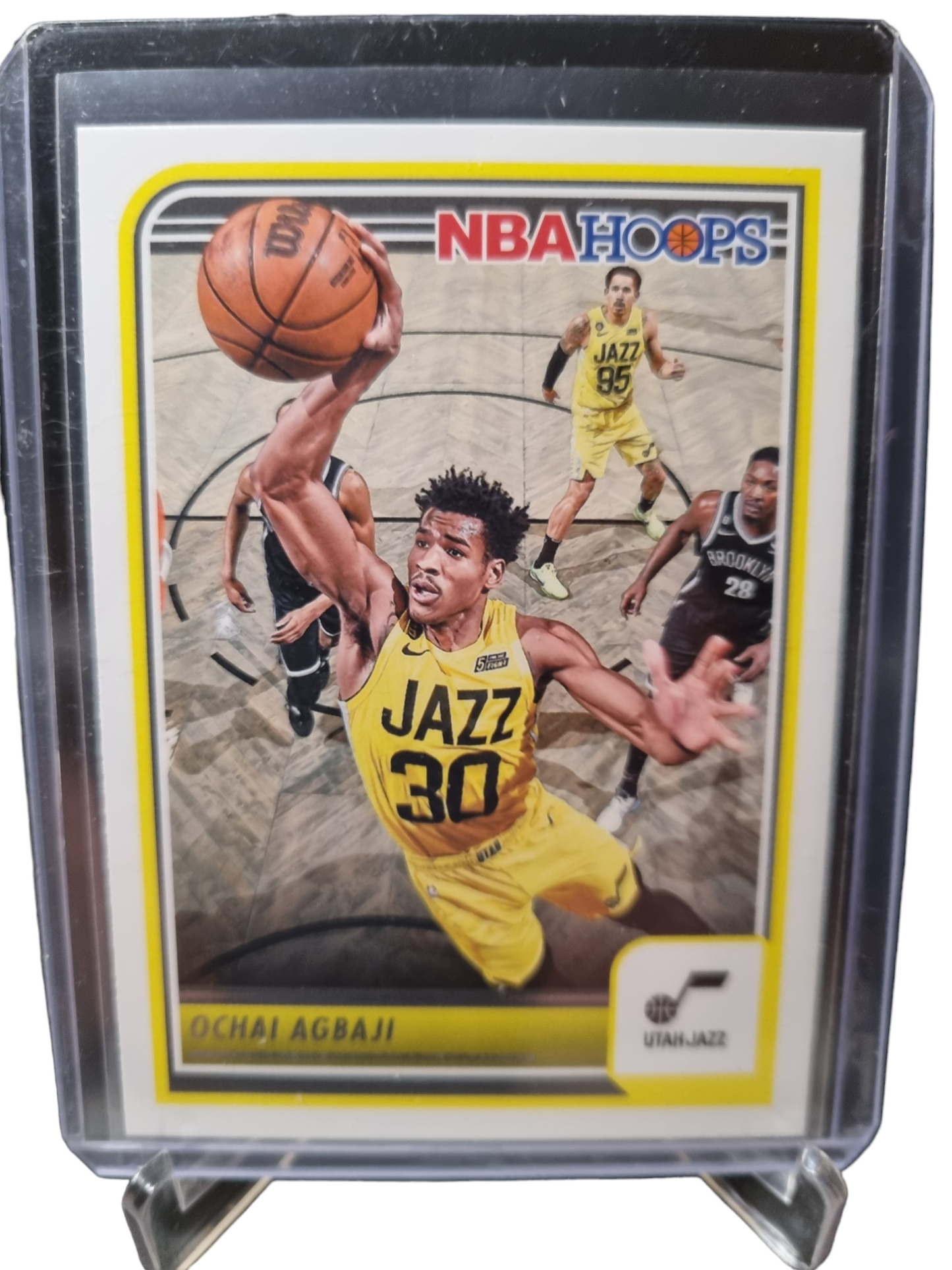 2023-24 Panini Hoops #228 Ochai Agbaji Redback