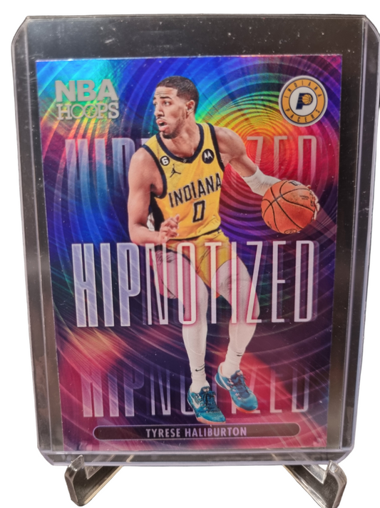 2023-24 Panini Hoops #2 Tyrese Haliburton Hipnotized Holo