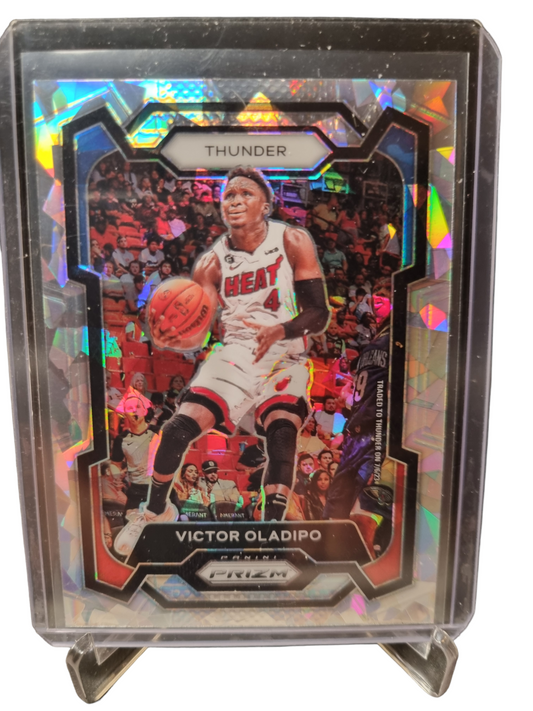 2023-24 Panini Prizm #246 Victor Oladipo Silver Cracked Ice Prizm