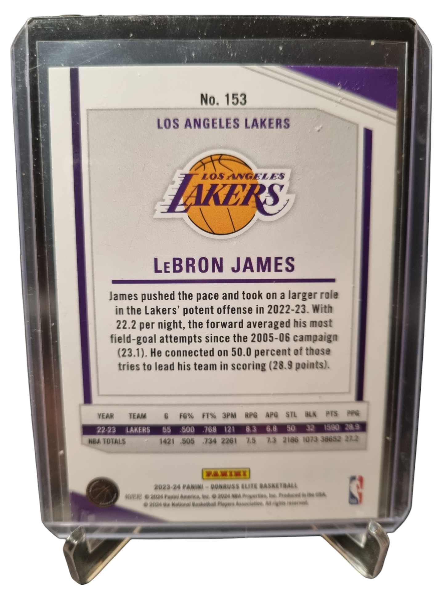 2023-24 Panini Donruss Elite #10 Lebron James