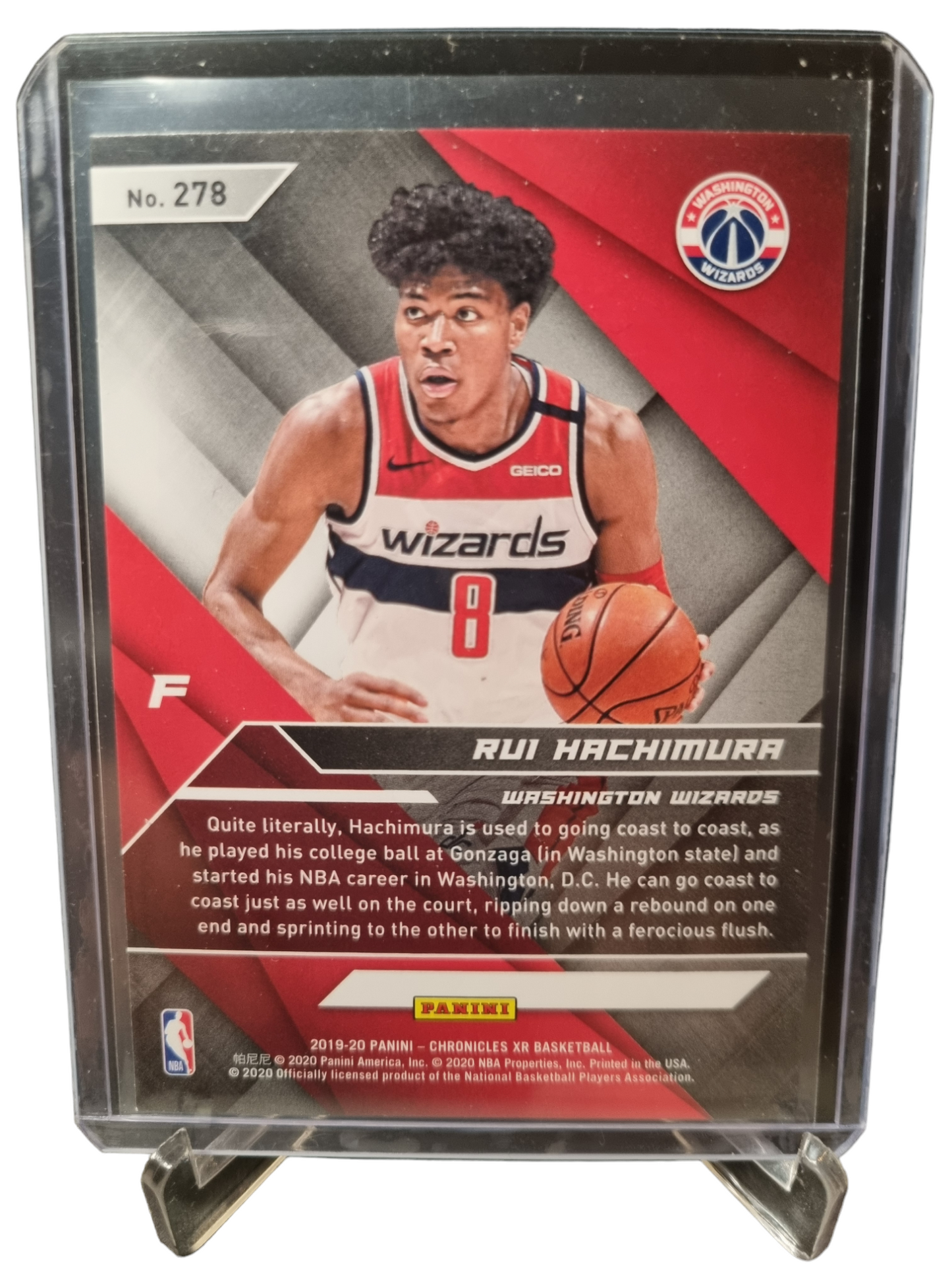 2019-20 Panini Chronicles XR #278 Rui Hachimura Rookie Card